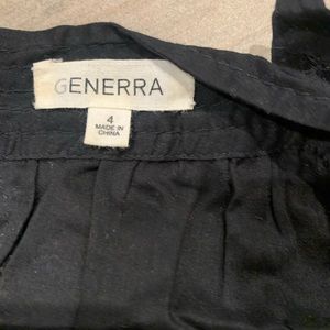 Genera black summer dress size 4